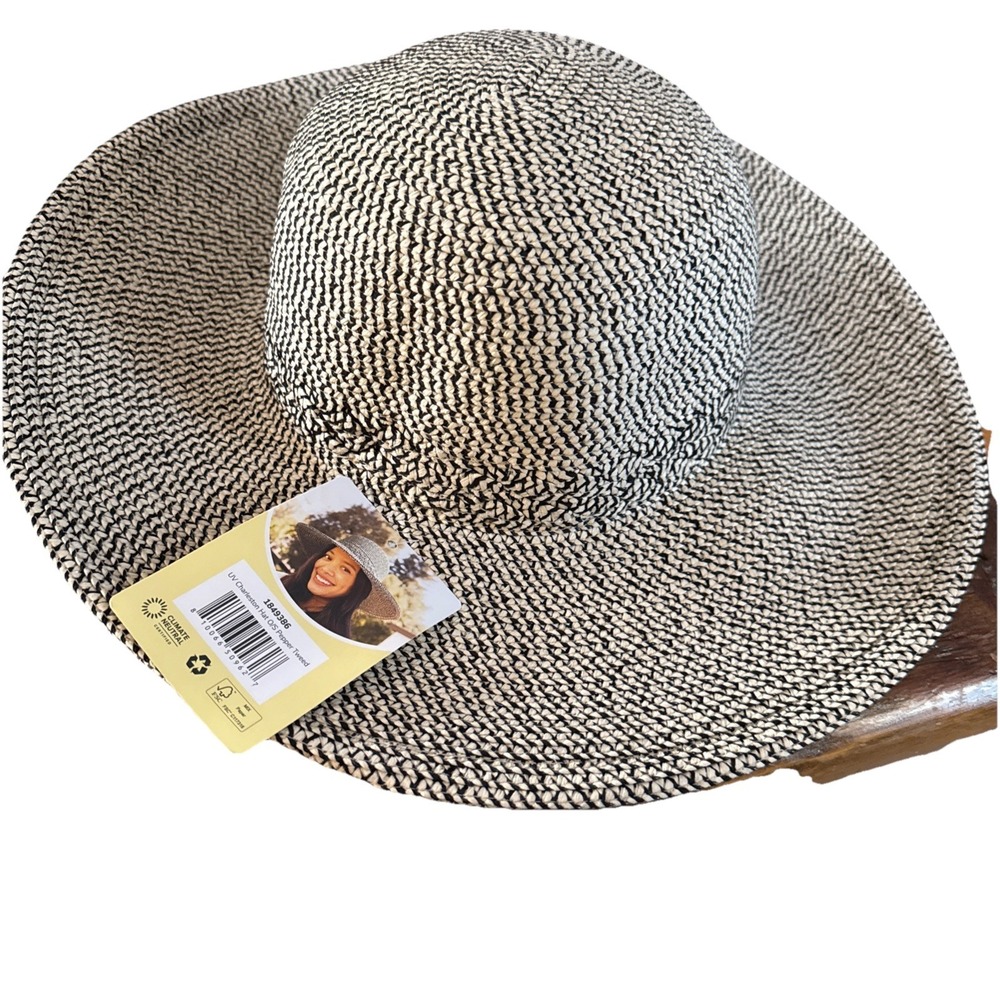 Sun Day Women's UPF 50+ Sun Protection Hat, Beige/Black, One Size
